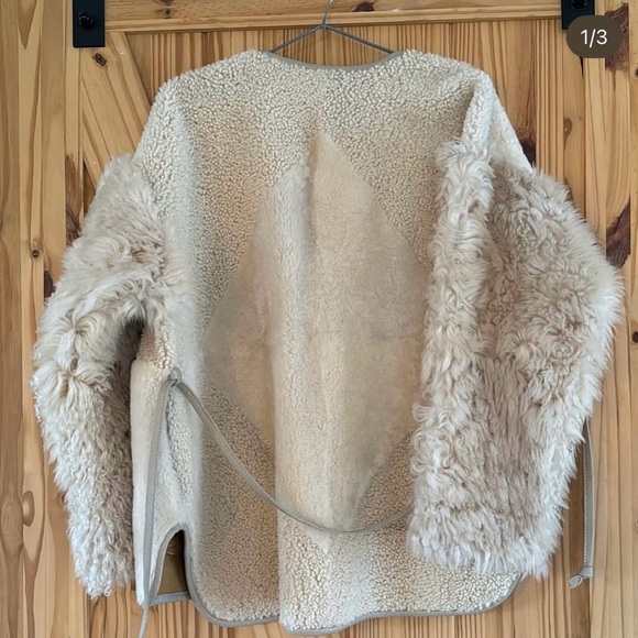 Milena Silvano sheepskin shearling jacket coat. Christy dawn style 24hr sale‼️🚨 - Picture 1 of 6